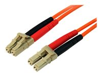 StarTech.com 30m Fiber Optic Cable - Multimode Duplex 50/125 - LSZH - LC/LC - OM2 - LC to LC Fiber Patch Cable (50FIBLCLC30) - Câble réseau - LC multi-mode (M) pour LC multi-mode (M) - 30 m - fibre optique - duplex - 50 / 125 microns - orange - pour P/N: SFPF1302C 50FIBLCLC30
