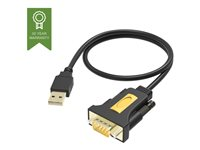 Vision USB to Serial Adaptor - Adaptateur série - USB - RS-232 - noir TC-USBSER
