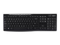 Logitech Wireless Keyboard K270 - Clavier - sans fil - 2.4 GHz - français 920-003748
