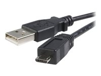 StarTech.com Câble USB 2.0 A vers Micro B de 2 m - Cordon USB A vers USB Micro B - M/M - Câble USB - USB (M) pour Micro-USB de type B (M) - USB 2.0 - 2 m - noir UUSBHAUB2M