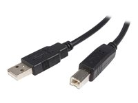 StarTech.com Câble USB 2.0 A vers B de 1 m - M/M - Câble USB - USB (M) pour USB type B (M) - USB 2.0 - 1 m - noir USB2HAB1M