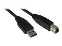 MCL - Câble USB - USB type A (M) pour USB Type B (M) - USB 3.0 - 2 m - noir MC923AB-2M/N