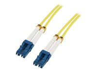 MCL - Câble réseau - mode unique LC (M) pour mode unique LC (M) - 10 m - fibre optique - 9 / 125 micromètres - OS2 - sans halogène FJOS2/LCLC-10M
