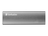 Verbatim Vx500 - SSD - 120 Go - externe (portable) - USB 3.1 Gen 2 (USB-C connecteur) - gris sidéral 47441