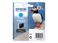 Epson T3242 - 14 ml - cyan - original - cartouche d'encre - pour SureColor P400, SC-P400 C13T32424010