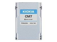 KIOXIA CM7-R Series KCMYXRUG7T68 - SSD - Enterprise, Read Intensive - 7680 Go - désinfection instantanée (SIE) - interne - 2.5" - PCI Express 5.0 (NVMe) KCMYXRUG7T68