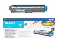 Brother TN245C - À rendement élevé - cyan - original - cartouche de toner - pour Brother DCP-9015, DCP-9020, HL-3140, HL-3150, HL-3170, MFC-9140, MFC-9330, MFC-9340 TN245C