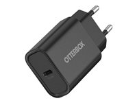 OtterBox - Adaptateur secteur - 20 Watt - PD (USB-C) - noir 78-81338