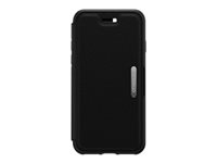 OtterBox Strada Series - Étui à rabat pour téléphone portable - cuir - ombre - pour Apple iPhone 6, 6s, 7, 8, SE (2e génération), SE (3rd generation) 77-65076
