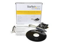 StarTech.com Carte contrôleur PCI Express à 4 ports USB 3.0 - 3 externes 1 interne - Adaptateur PCIe USB avec UASP - Adaptateur USB - PCIe 2.0 profil bas - USB 3.0 x 4 - pour P/N: CFASTRWU3, ST1030USBM, ST43004UA, ST4300MINI, TB31PCIEX16 PEXUSB3S42