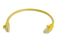 C2G Cat6 Booted Unshielded (UTP) Network Patch Cable - Cordon de raccordement - RJ-45 (M) pour RJ-45 (M) - 3 m - UTP - CAT 6 - moulé, sans crochet, bloqué - jaune 83469