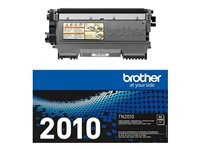 Brother TN2010 - Noir - original - cartouche de toner - pour Brother DCP-7055, DCP-7055W, DCP-7057, DCP-7057E, HL-2130, HL-2132, HL-2135W TN2010