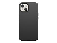 OtterBox Symmetry Series - Coque de protection pour téléphone portable - polycarbonate, caoutchouc synthétique - noir - pour Apple iPhone 13, 14, 15 77-92928